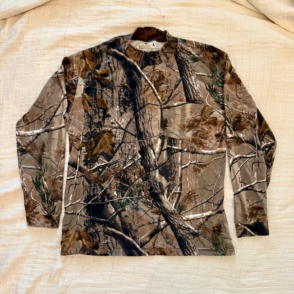 RedHead Realtree Camo Long Sleeve Shirt Mens L Hunting